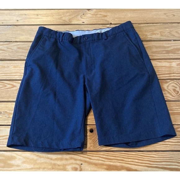 Greg Norman Chino Shorts Size 36 Men’s Navy - Picture 1 of 7